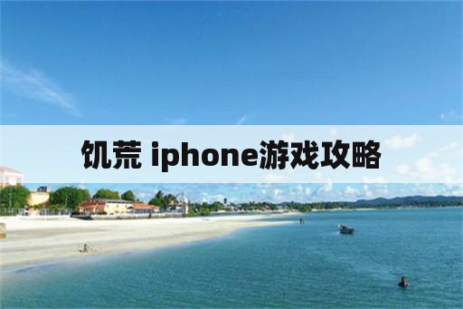 饥荒 iphone游戏攻略